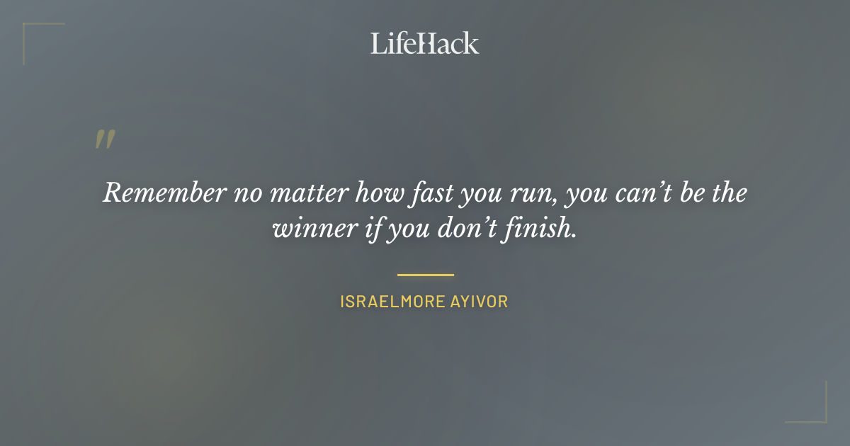 Quote by Israelmore Ayivor