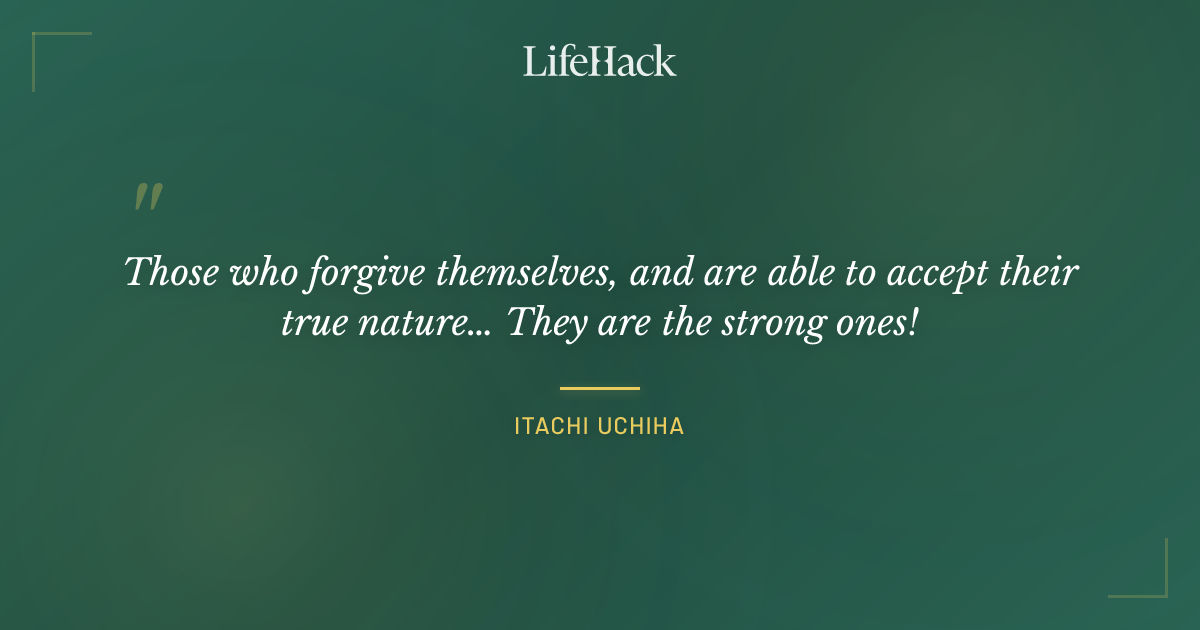Quote by Itachi Uchiha