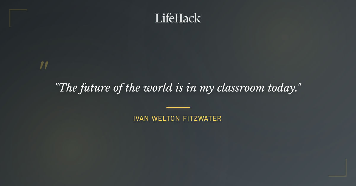 Quote by Ivan Welton Fitzwater