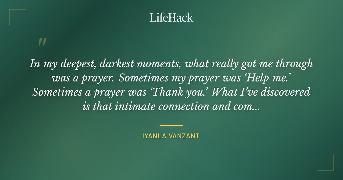 Quote by Iyanla Vanzant
