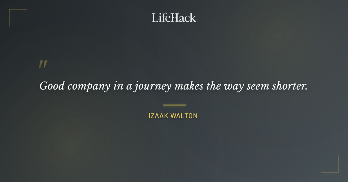 Quote by Izaak Walton