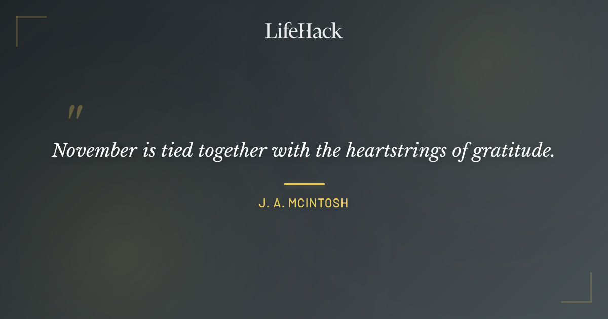 Quote by J. A. McIntosh