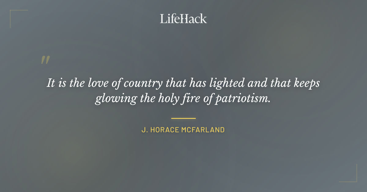 Quote by J. Horace McFarland