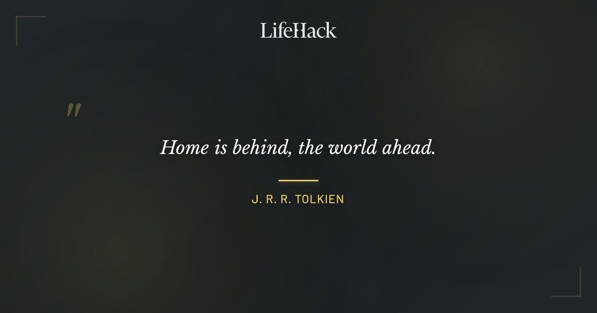Quote by J. R. R. Tolkien