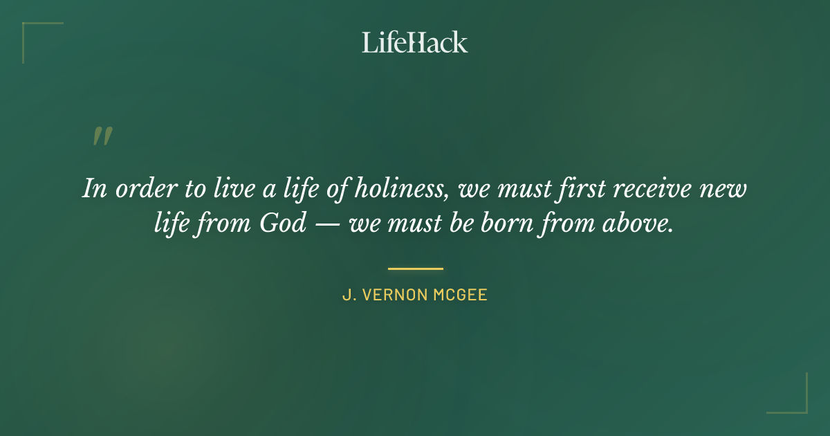 Quote by J. Vernon McGee