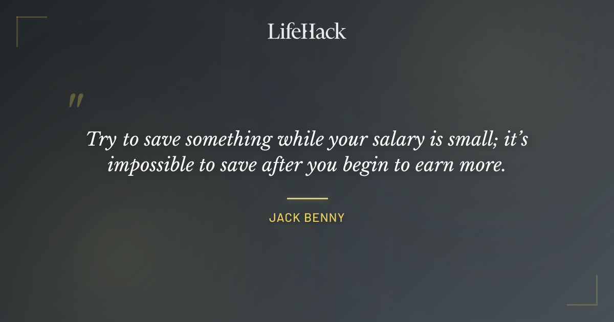 Quote by Jack Benny
