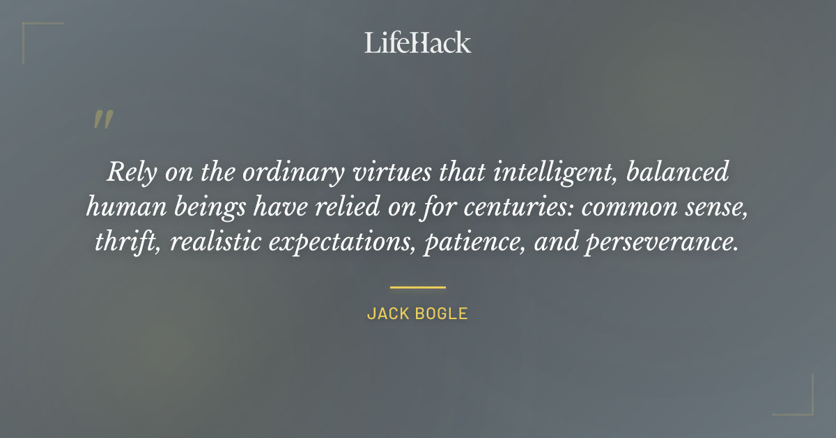 Quote by Jack Bogle