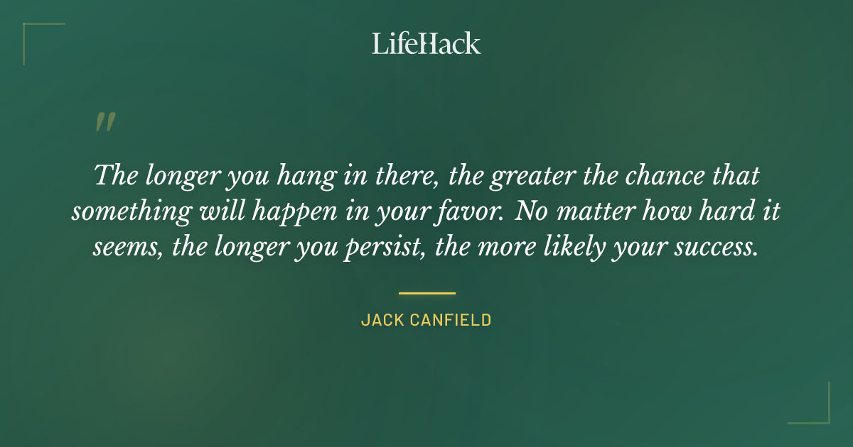 Quote by Jack Canfield