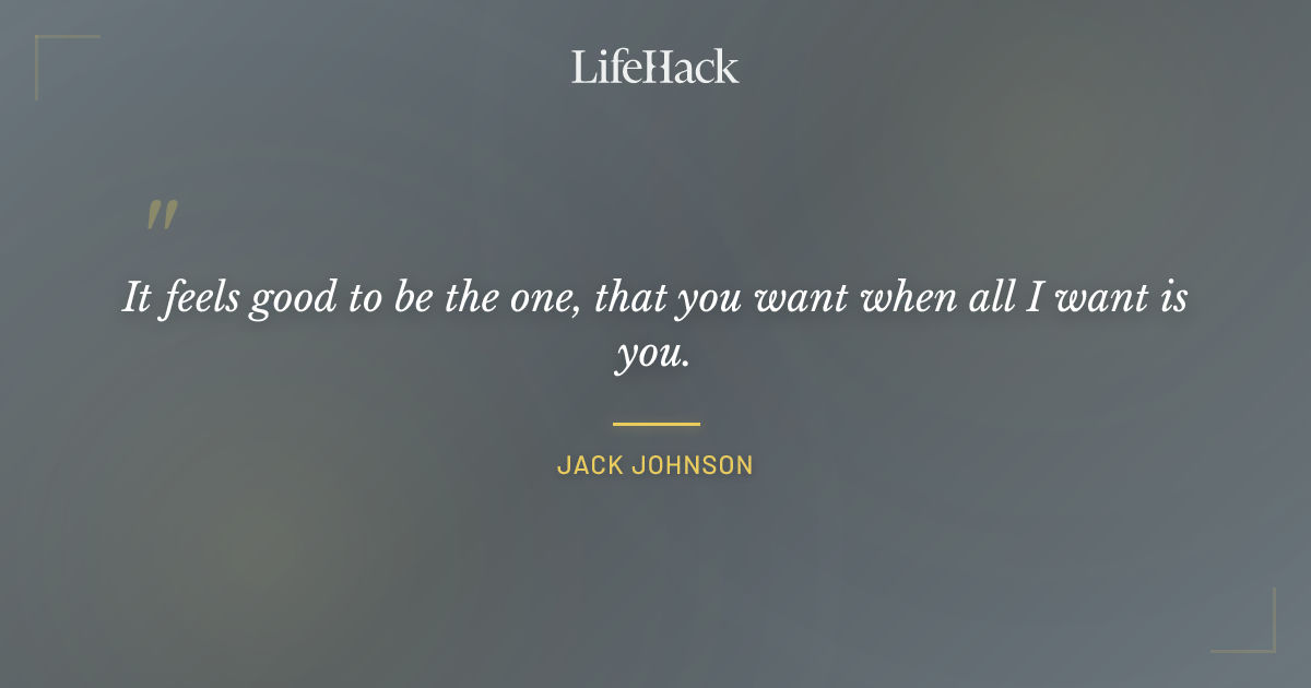 Quote by Jack Johnson