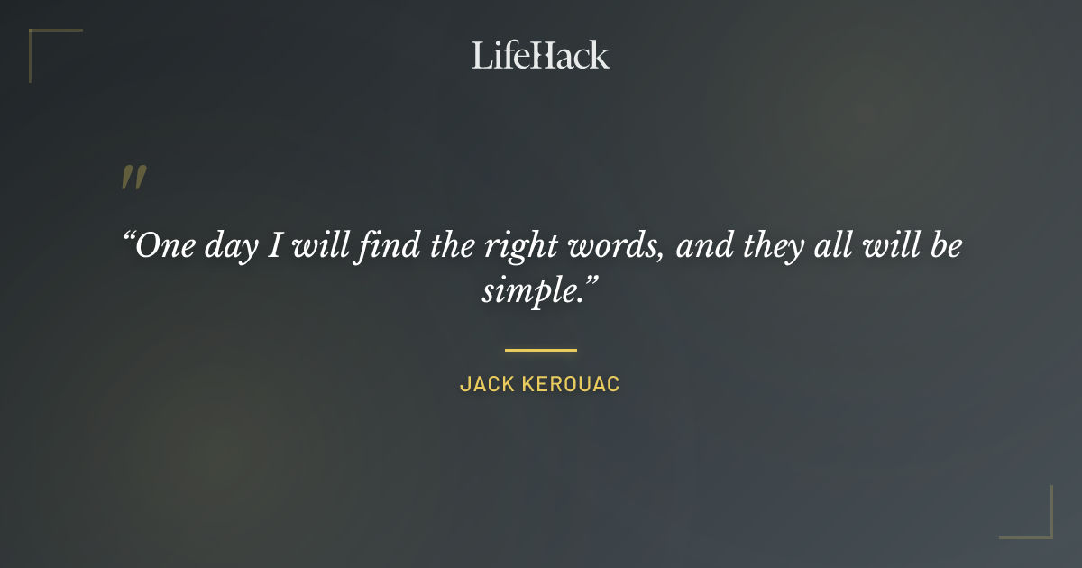 Quote by Jack Kerouac