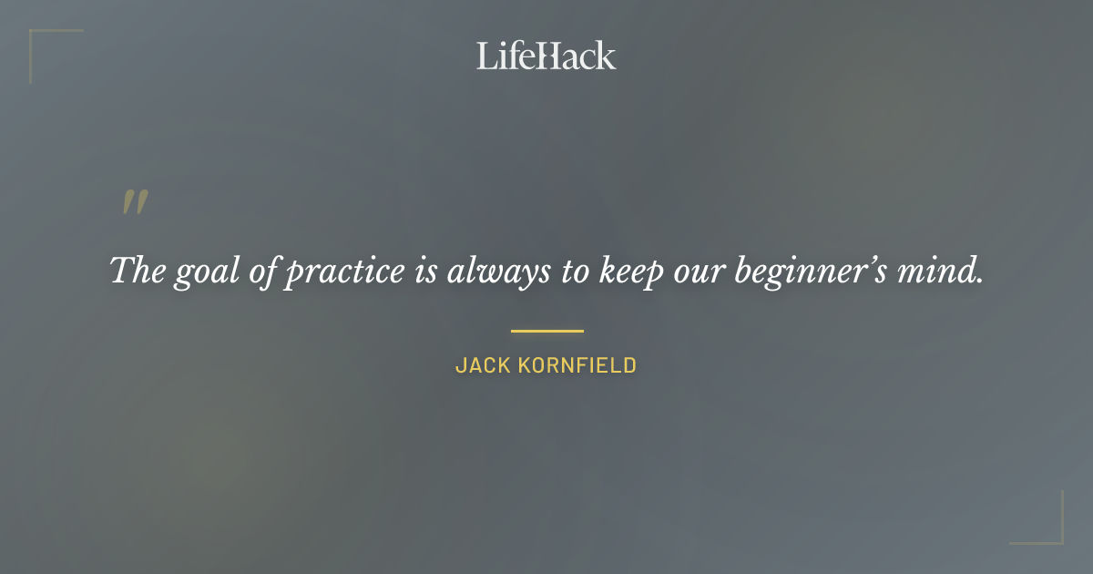 Quote by Jack Kornfield