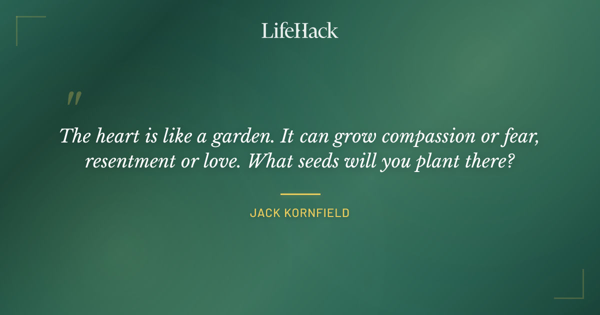 Quote by Jack Kornfield