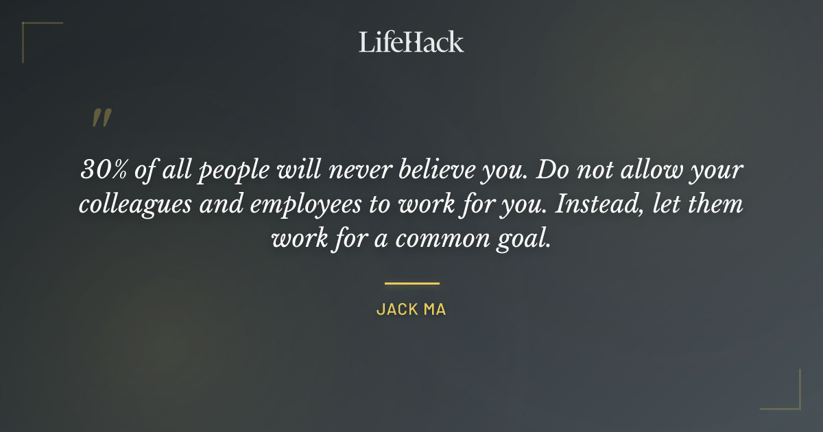 Quote by Jack Ma