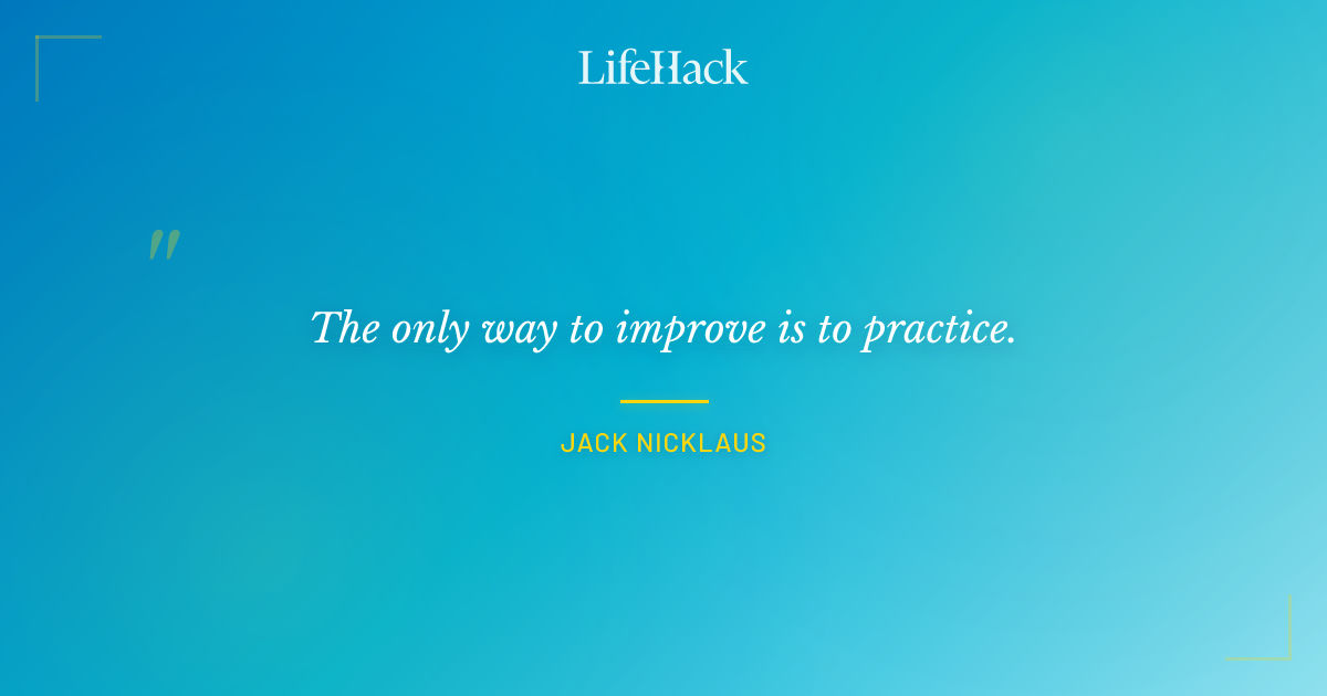 Quote by Jack Nicklaus