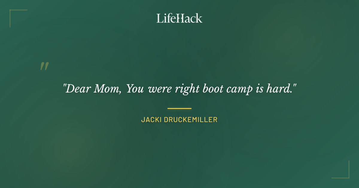 Quote by Jacki Druckemiller