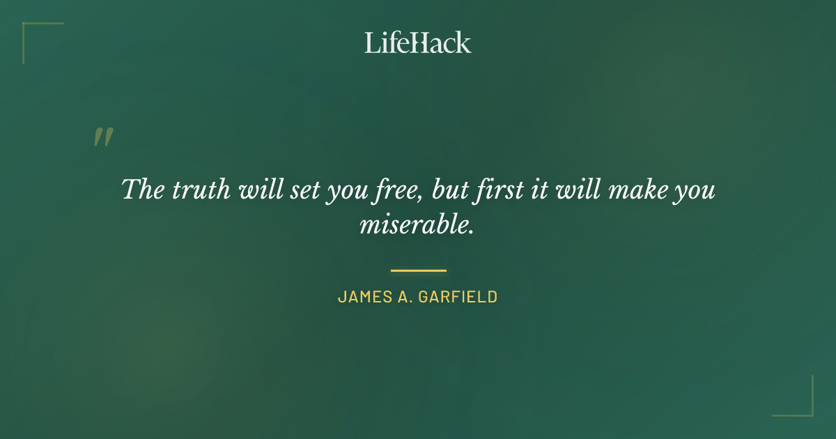 Quote by James A. Garfield