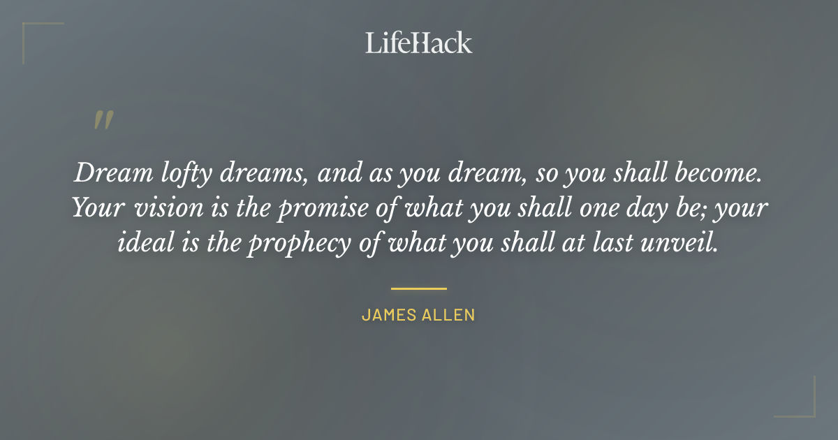 Quote by James Allen