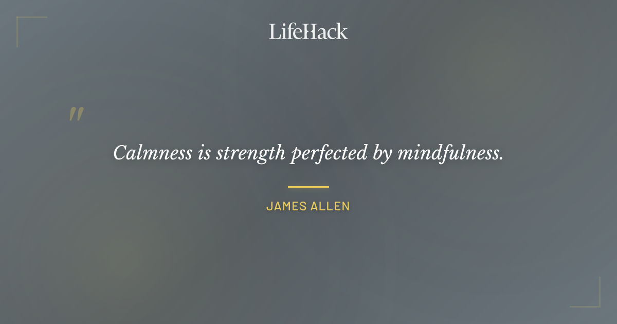 Quote by James Allen