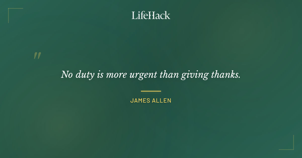 Quote by James Allen