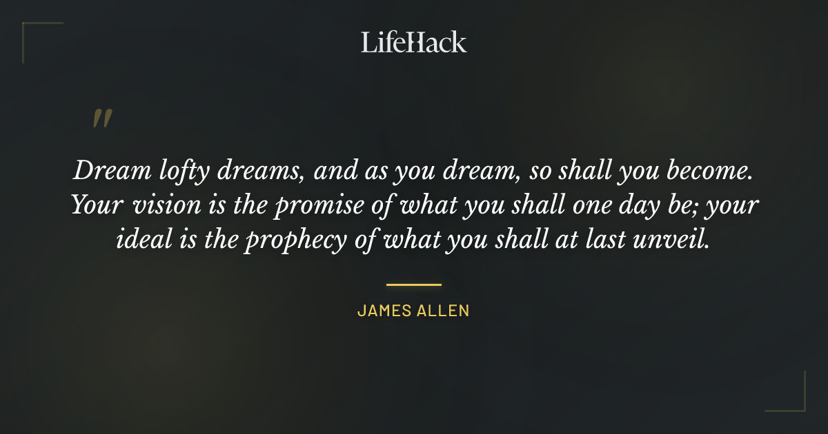 Quote by James Allen