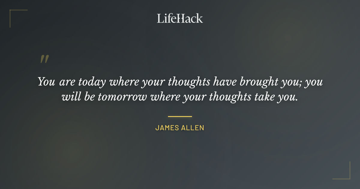 Quote by James Allen