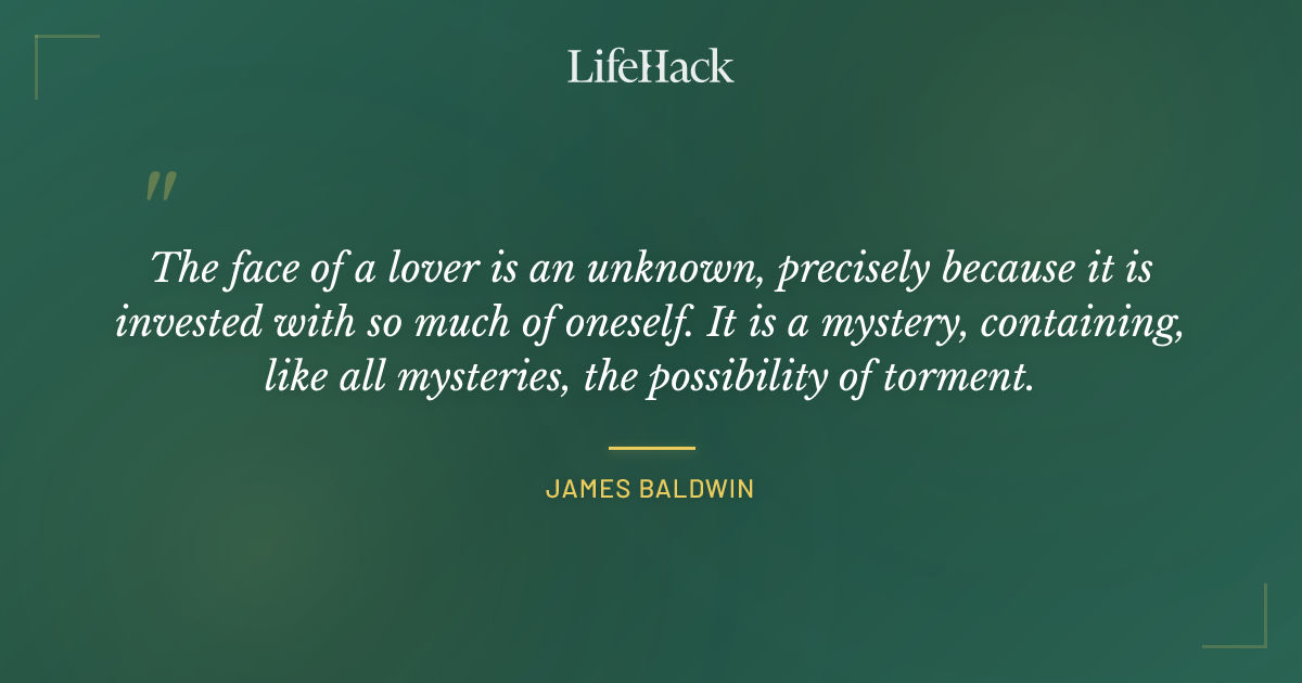 Quote by James Baldwin