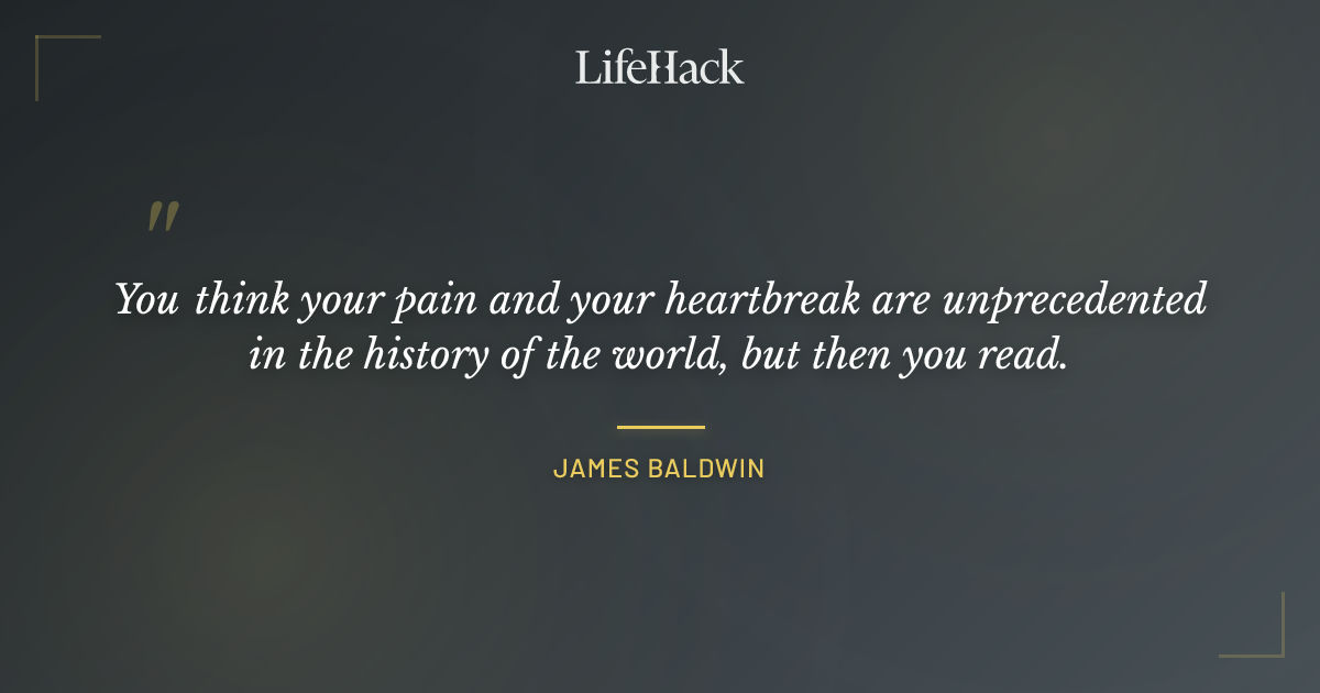 Quote by James Baldwin