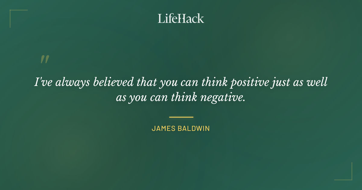 Quote by James Baldwin