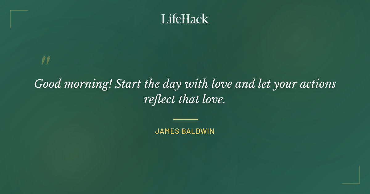 Quote by James Baldwin