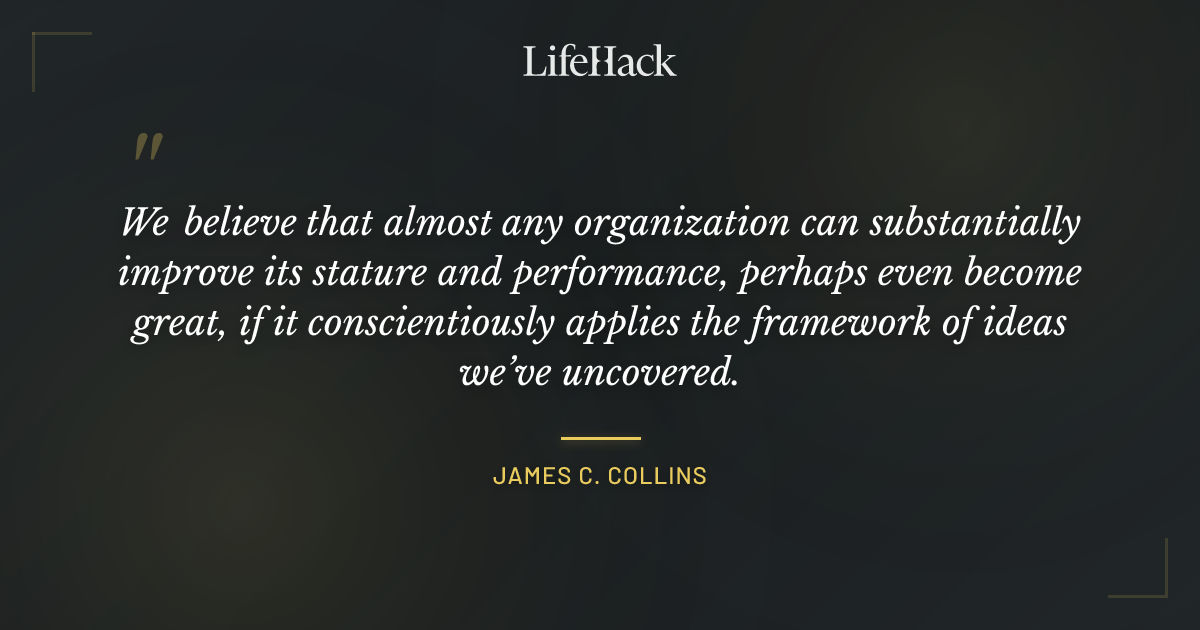 Quote by James C. Collins