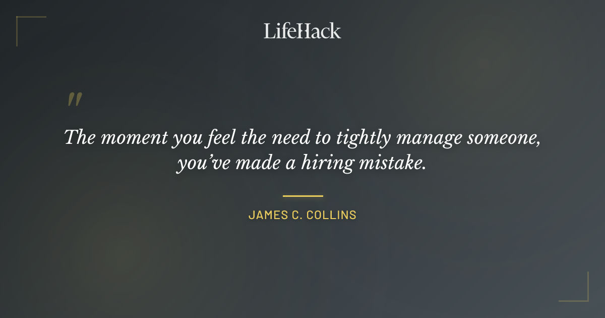 Quote by James C. Collins