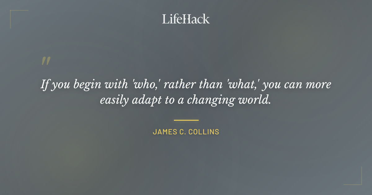 Quote by James C. Collins