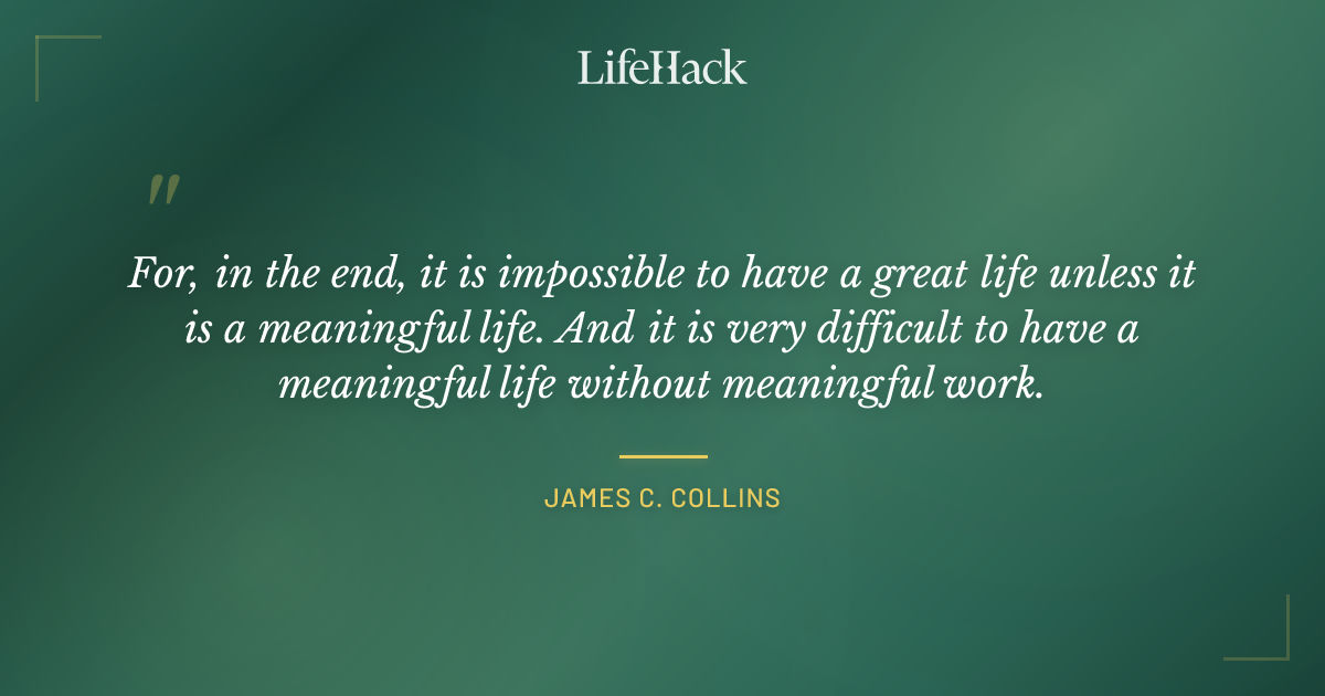 Quote by James C. Collins