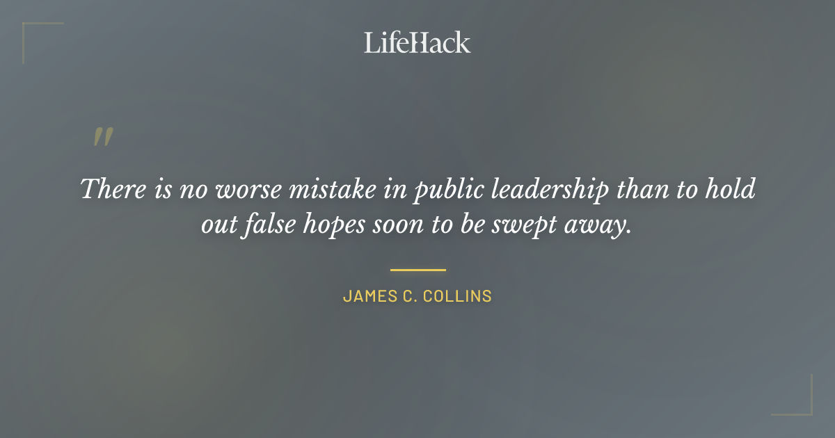 Quote by James C. Collins