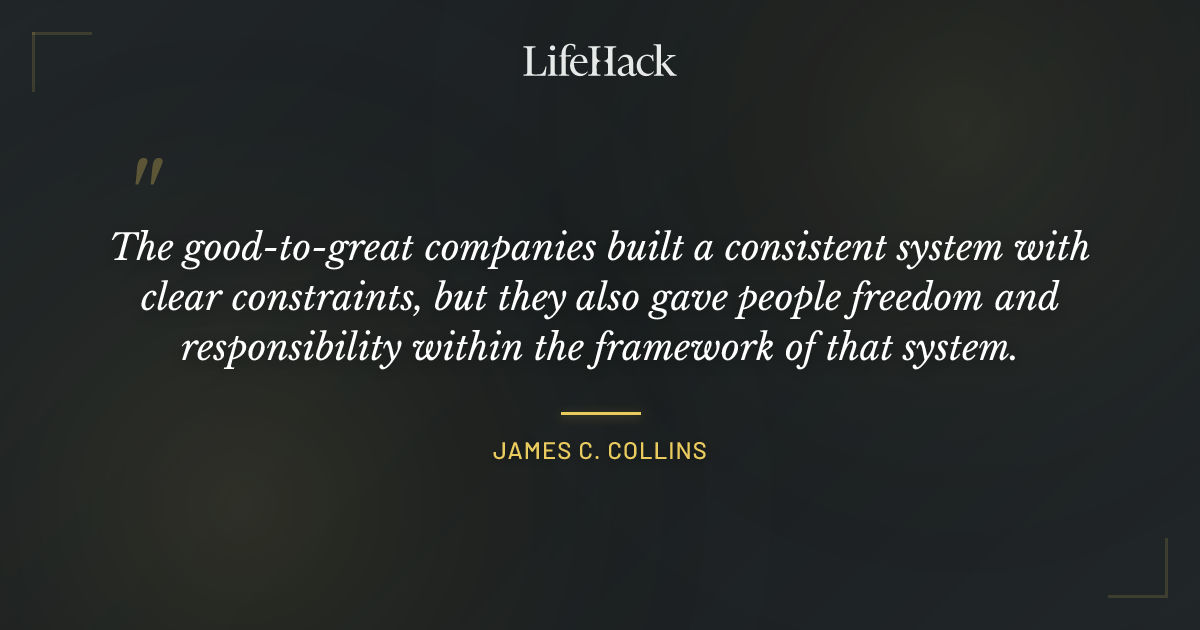 Quote by James C. Collins
