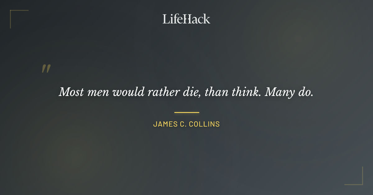 Quote by James C. Collins