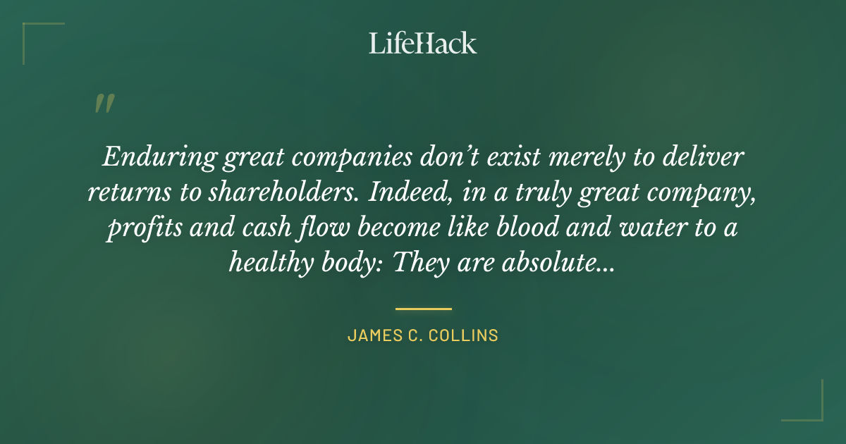 Quote by James C. Collins