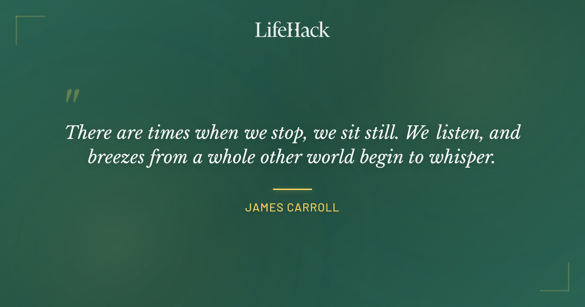 Quote by James Carroll