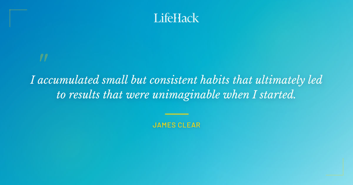 Quote by James Clear