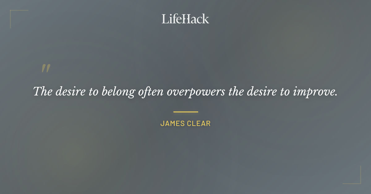 Quote by James Clear