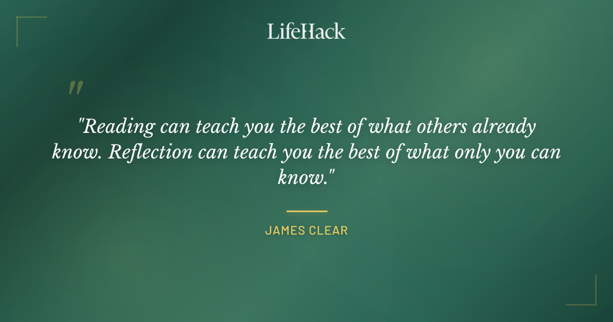 Quote by James Clear
