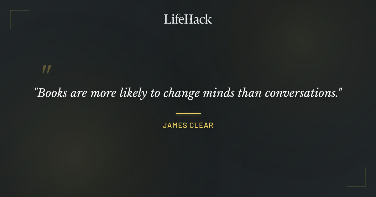 Quote by James Clear