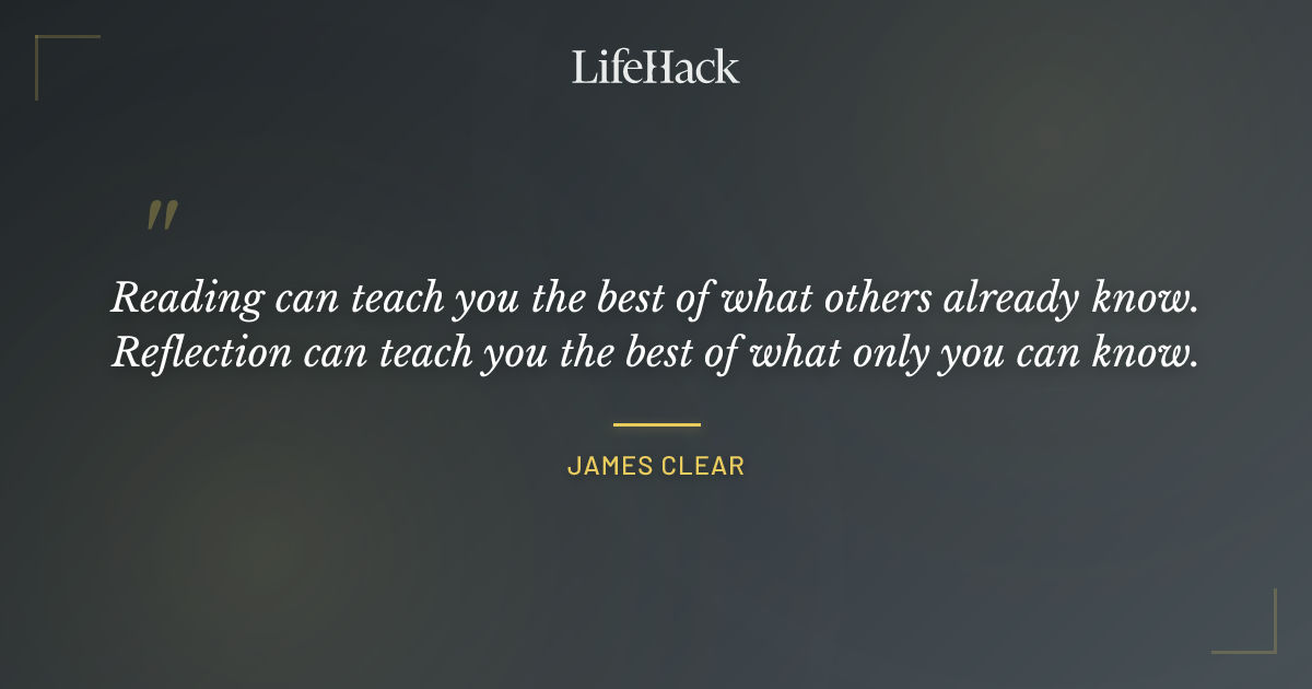 Quote by James Clear