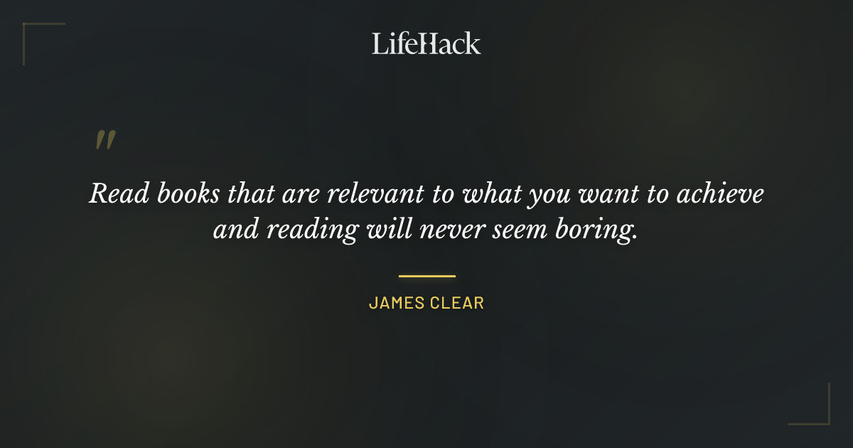 Quote by James Clear
