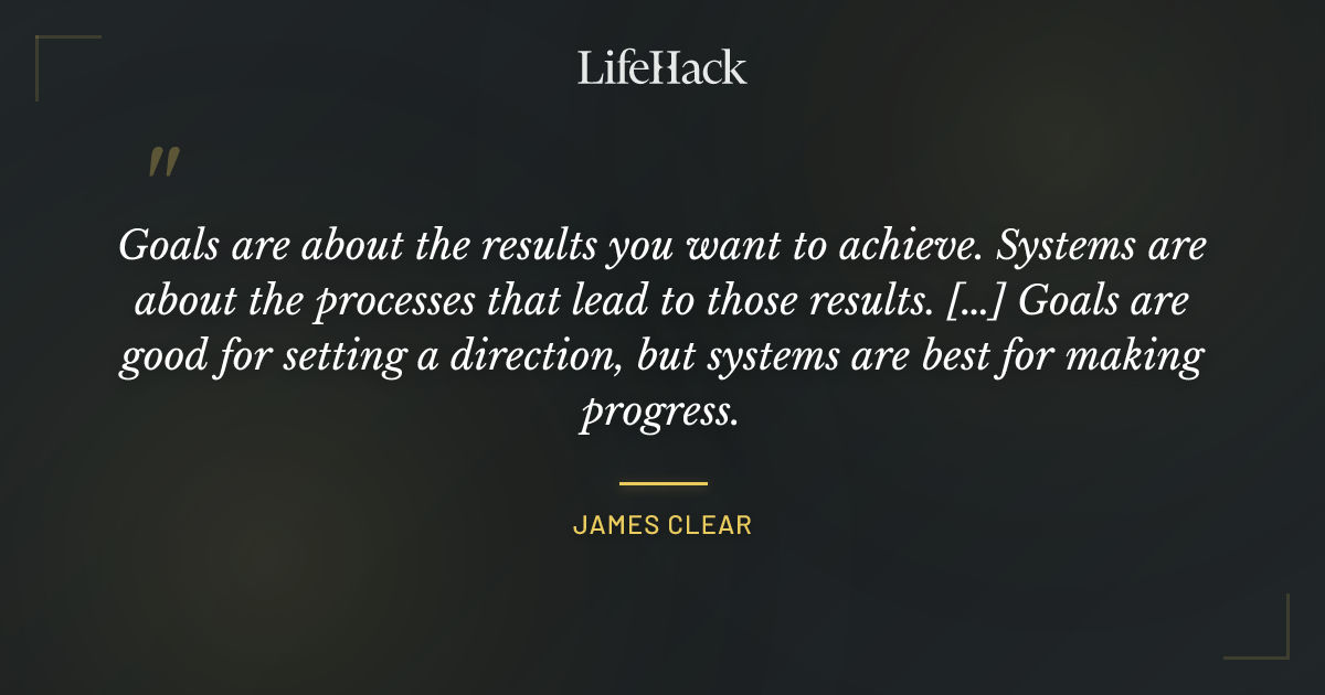 Quote by James Clear