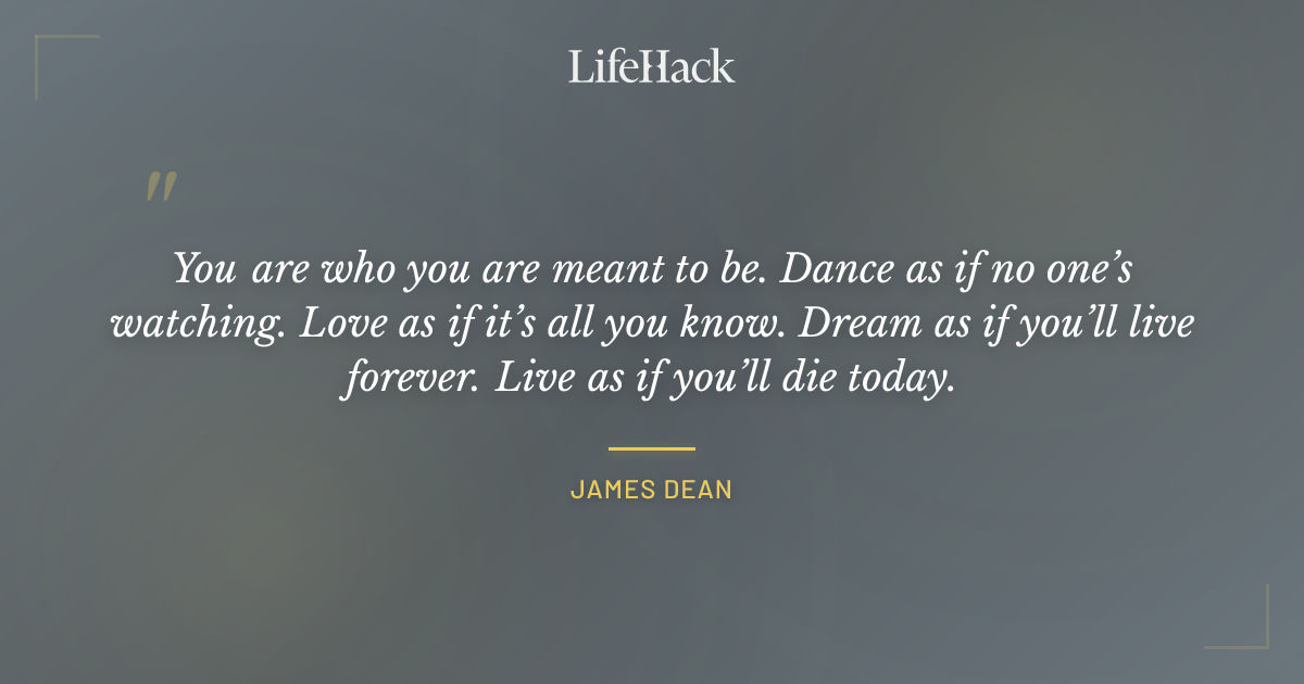 Quote by James Dean