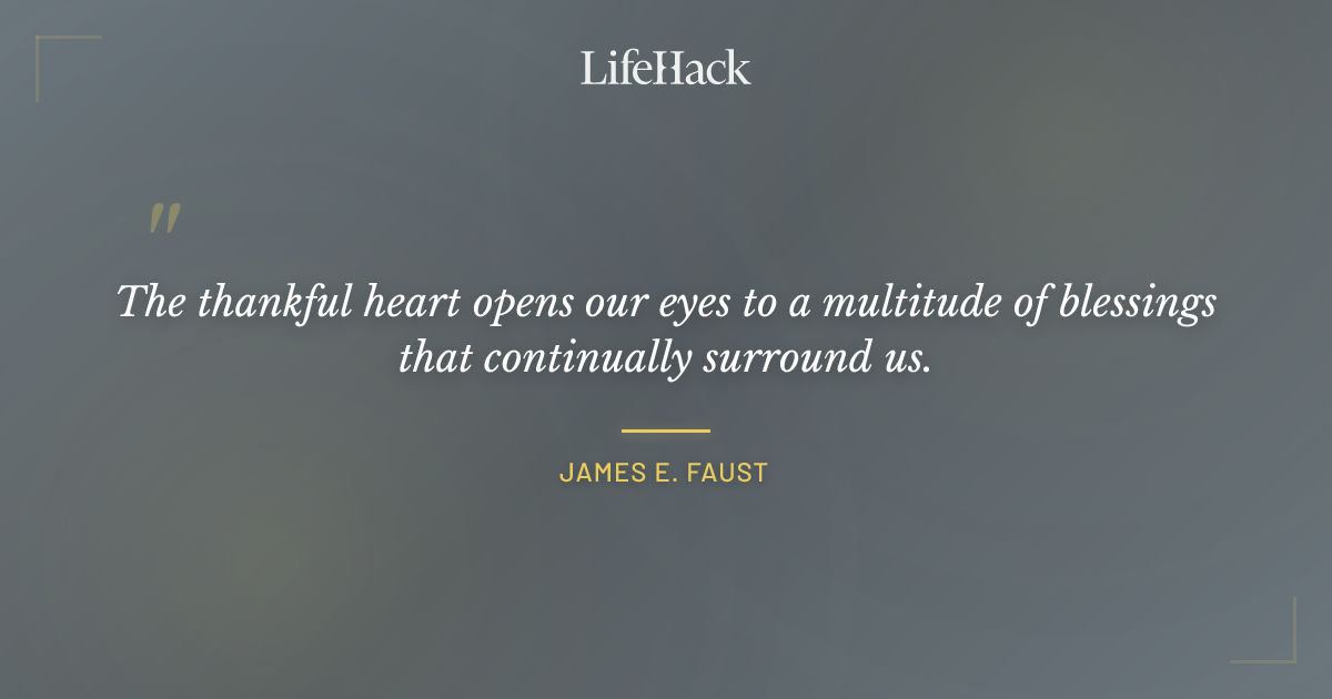 Quote by James E. Faust