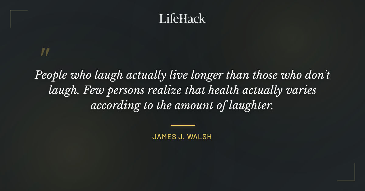 Quote by James J. Walsh