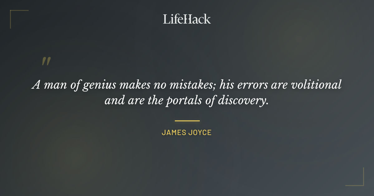 Quote by James Joyce