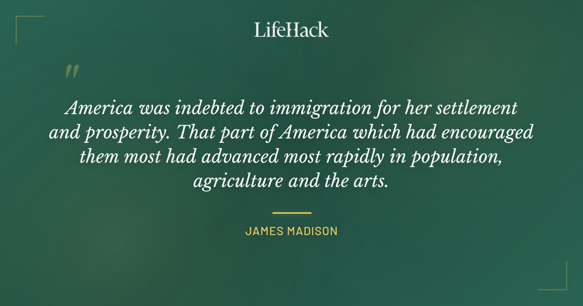 Quote by James Madison